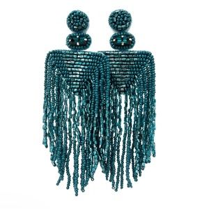 Lobe Love Set The Stage Statement Earrings - Teal